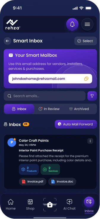 Rehza smart inbox